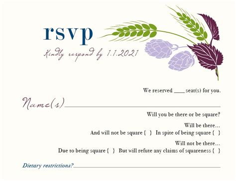 Customize These Wedding Rsvp Wording Samples Beacon Lane