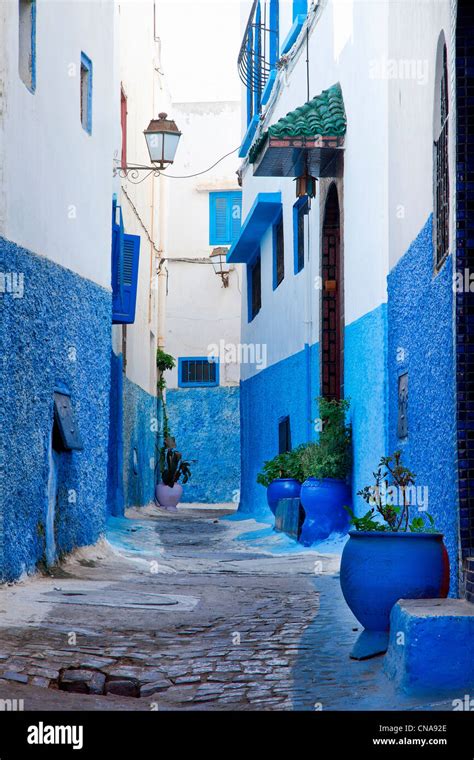 Morocco Rabat Casbah Des Oudaias Kasbah Of The Udayas Stock Photo