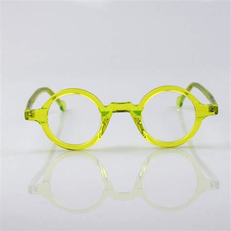 Hand Made Small Vintage Round Eyeglass Frames Full Rim Acetate Glasses Men Women Ebay