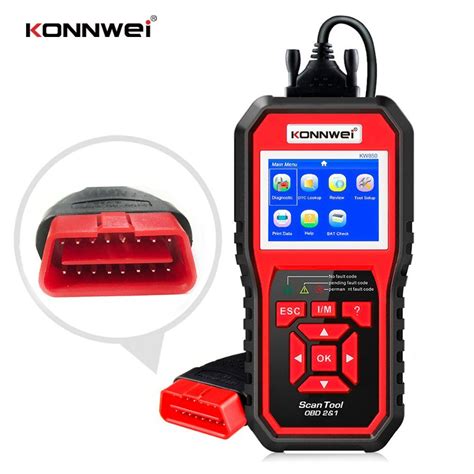 Mise Jour Gratuite Konnwei Kw Scanner De Diagnostic Obd Universel