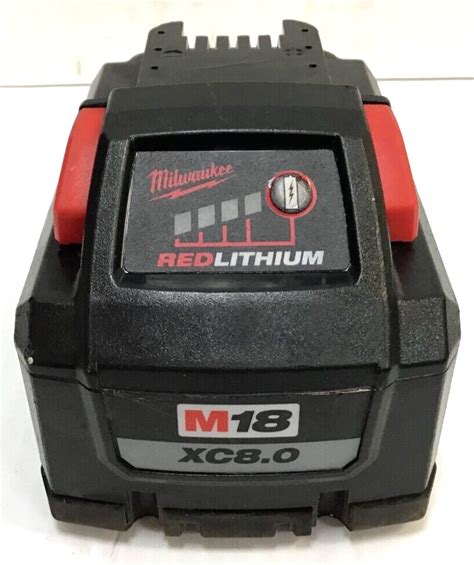 Ma Milwaukee M Red Lithium High Output Xc Battery Pack