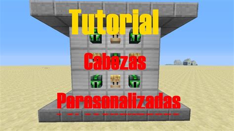 Cabezas Personalizadas Tutorial Mcedit Minecraft Youtube