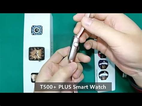 Como Conectar Smart Watch T500 Plus Con IPhone Y Android YouTube