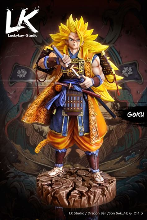 LK Studio Dragonball Samurai Super Saiyan3 Goku Resin Statue