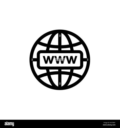 Symbol Internet Web Zeichen Vector Illustration Stock Vektorgrafik Alamy