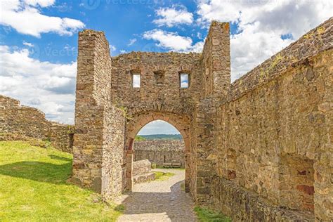 Image From The Historic German Castle Ruins Muenzenberg In Hesse