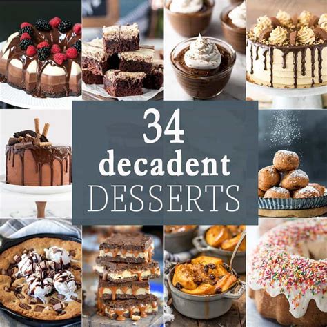 10 Decadent Desserts - The Cookie Rookie®