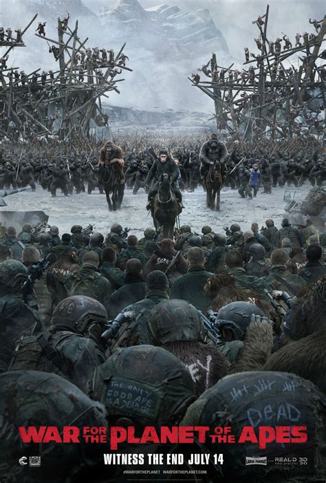 War For The Planet Of The Apes 3 Of 17 Mega Sized Movie Poster