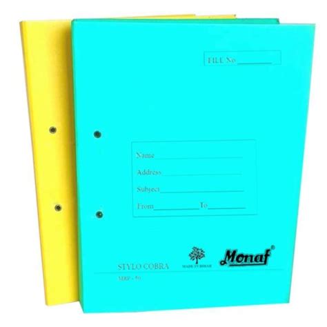 Monaf Stylo Cobra File 850 Gsm Extra Thick Monaf Stores