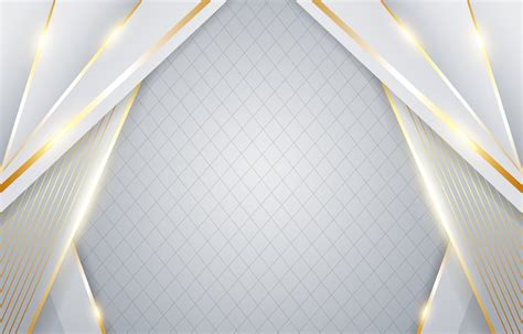 Abstract Luxury Background With White And Gold Vector Art At