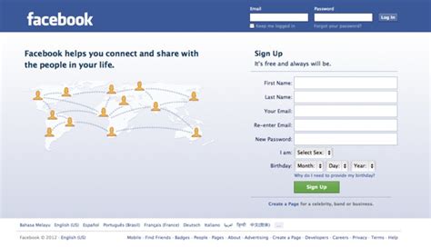 Facebook Mula Mempromosikan Facebook Timeline Pada Halaman Log Masuk