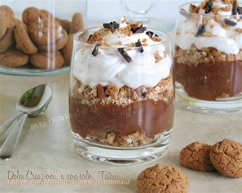 Budino Al Cioccolato Con Amaretti E Crema Chantilly