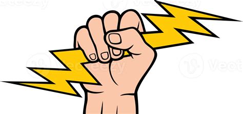 Hand Holding Lightning Bolt Png Illustration Lightning Art Graphic Illustration Simpson