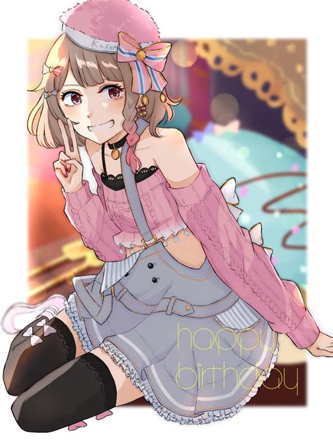 「かすみん 中須かすみ生誕祭2021 中須かすみ誕生祭2021 」なごうのイラスト