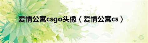 爱情公寓csgo头像爱情公寓cs 生物科学网