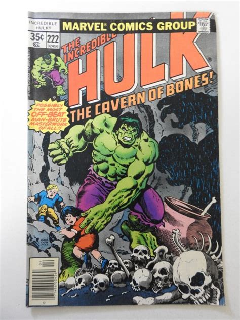 The Incredible Hulk 222 1978 VG FN Condition Comic Books Bronze