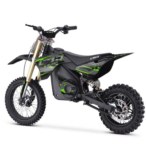 Moto Electrique Enfant Couleur Verte Puissance 1000w LBQ E Blast