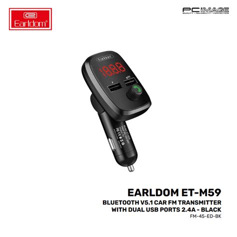 Earldom Et M Bluetooth V Car Fm Transmitter With Dual Usb Ports