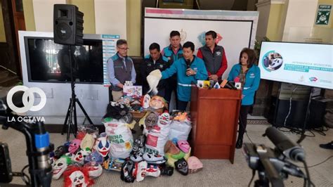 Intendencia Municipal decomisó 277 máscaras 7 kilos de dulces y 91