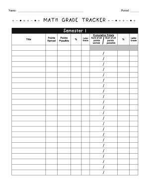 Grade Tracker Online Complete With Ease AirSlate SignNow