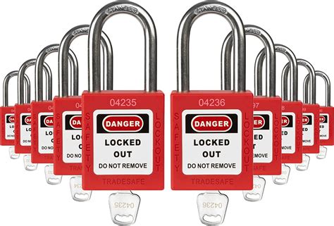 Tradesafe Lockout Tagout Locks Safety Locks Keyed Differently Lock