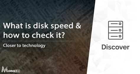 What is disk speed and how to check it?