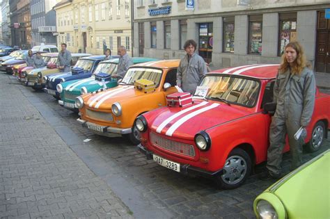 Fun in Prague. Trabant rallye