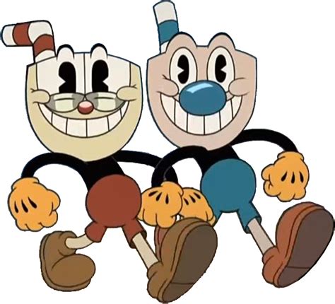 Cuphead And Mugman Render Vector By Dannyd1997 On Deviantart