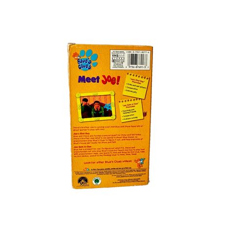 Nick Jr Blues Clues Meet Joe Vhs Video Grelly Usa