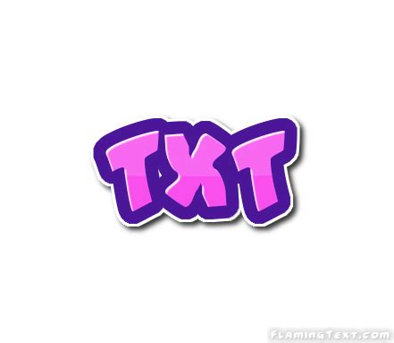 txt Logo | Free Logo Design Tool from Flaming Text