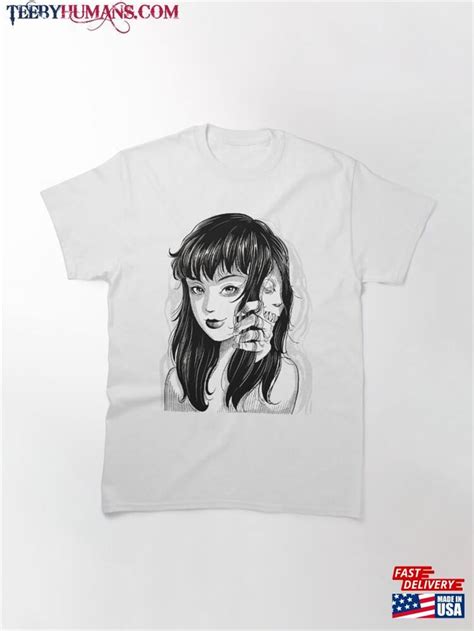 Tomie Junji Ito Inspired Horror Evil Japanese Anime Girl Classic T