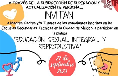 Secundaria Técnica 116 Turno Vespertino Platica EducaciÓn Sexual