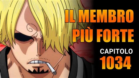 SANJI il MUGIWARA più FORTE CAPITOLO 1034 analisi e teoria ONE