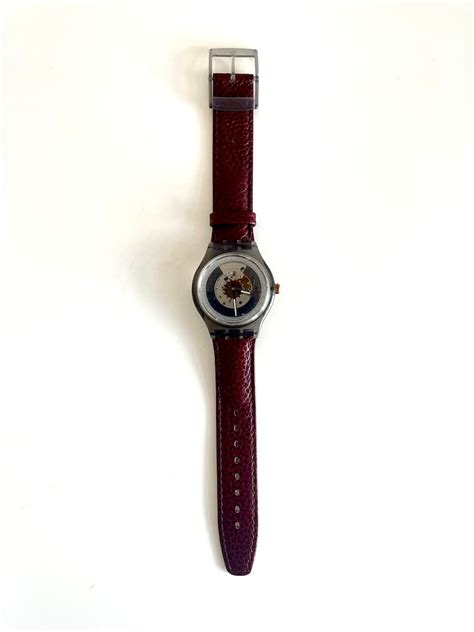 New Vintage Swatch Automatic Rubin Sam From Unworn Etsy Uk