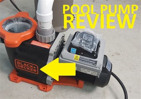 Black Decker Variable Speed Pump Review