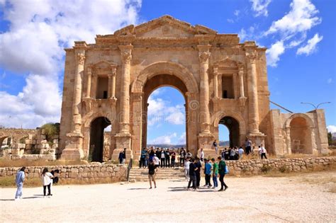 Jerash Jordan May 07 2024 Roman Ruins In The Jordanian City Of