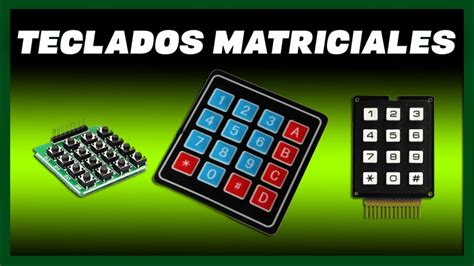 Como Usar Un Teclado Matricial Con Arduino YouTube