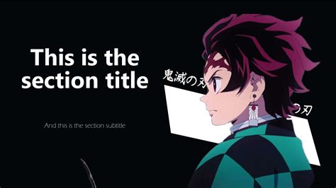 Plantilla Powerpoint De Demon Slayer Kimetsu No Yaiba