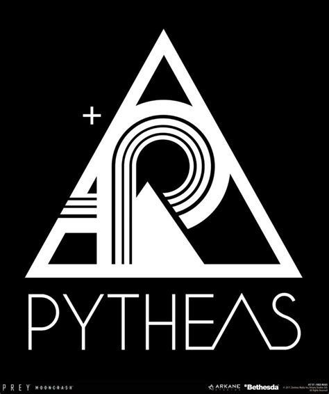 A Black And White Logo With The Word Pyrtheas In It S Center