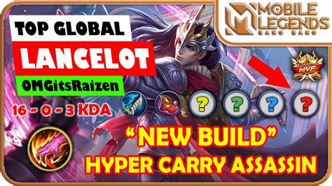 How To Use Lancelot Mobile Legends Lancelot Pro Item Build Top 1