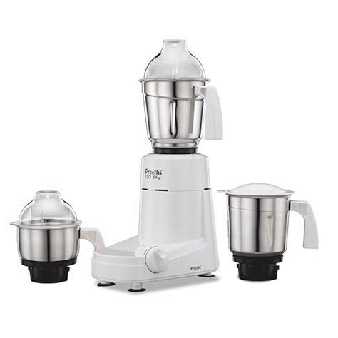 Buy Preethi Eco Chef Mixer Grinder 600 Watt White Standard Eco Chef