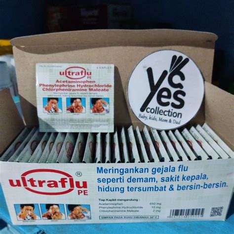 Jual Ultraflu Obat Gejala Flu 1 Tablet 4 Kapsul Demam Sakit Kepala