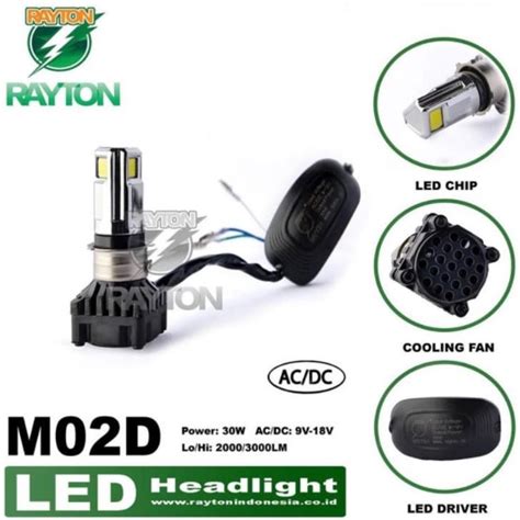 Jual Lampu Led 3 Sisi RTD M02D Original Rayton Lampu Depan Led RTD 3