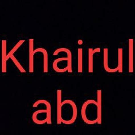 khairul tv  youtube