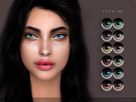 ANGISSI S EYES A01 Makeup Cc Sims 4 Sims