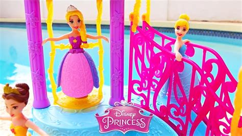 Magiclip Dolls Disney Princess Pool Party And Costume Dress Up Princess