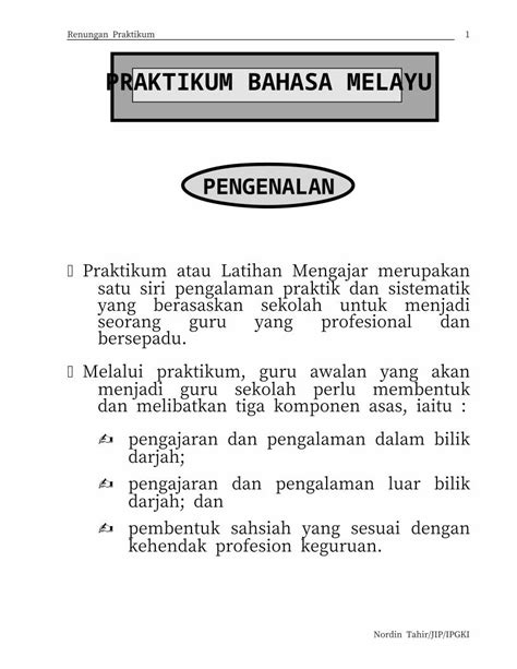 Docx Praktikum Bahasa Melayu Dokumen Tips