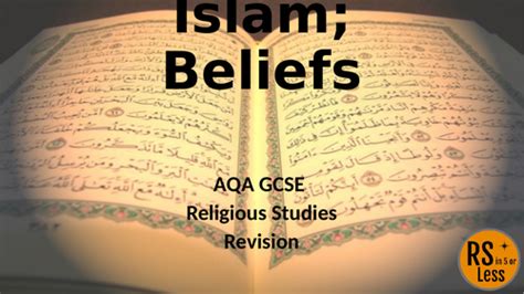 Aqa Religious Studies Gcse Islam Beliefs Teaching Resources