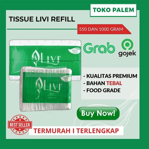 Jual Termurah Tissue Livi Eco Pop Up Reffil G G Tissue