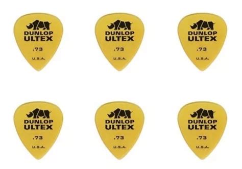 Kit de púas de guitarra Jim Dunlop Ultex Standard de 73 mm con 6